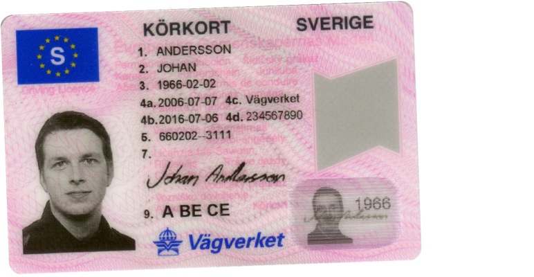 Swedish driver's license