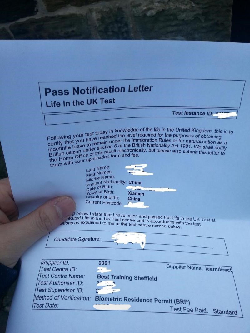 Life in the UK Test Life in the UK Test