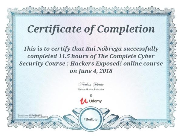 Cyber Security Expert Certificate
